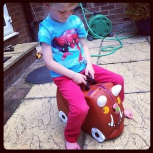 "Gruffalo Trunki child's suitcase"