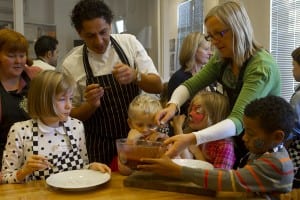 "francesco mazzei cooks with children"