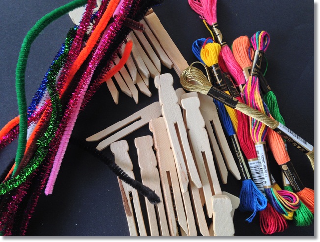 Things you need to make worry dolls