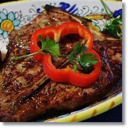 BBQ Steak with herbs recipe