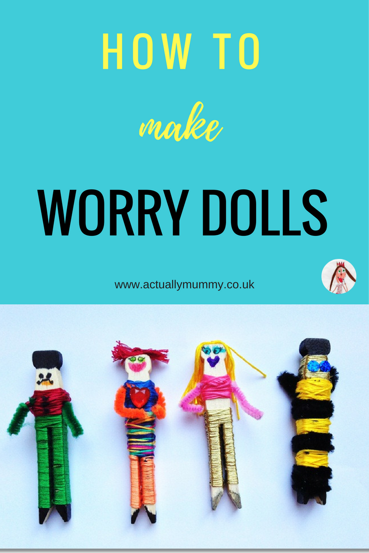 How to Make Worry Dolls with Pegs - Red Ted Art - Kids Crafts