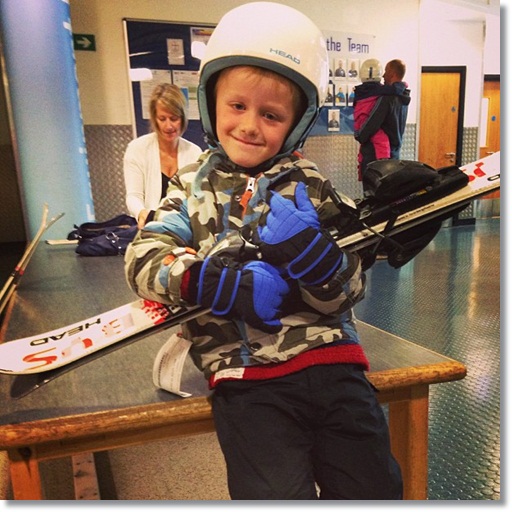 The Bug is finally ready to ski - we need a family skiing holiday!