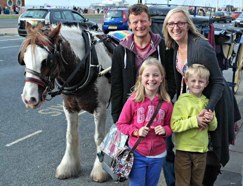 Take a horse and trap ride along Blackpool Promenade