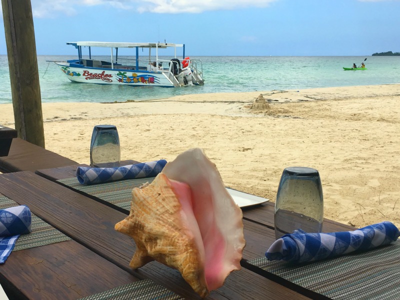 Stewfish, at Beaches Resorts Negril, is the most stunning location for a meal