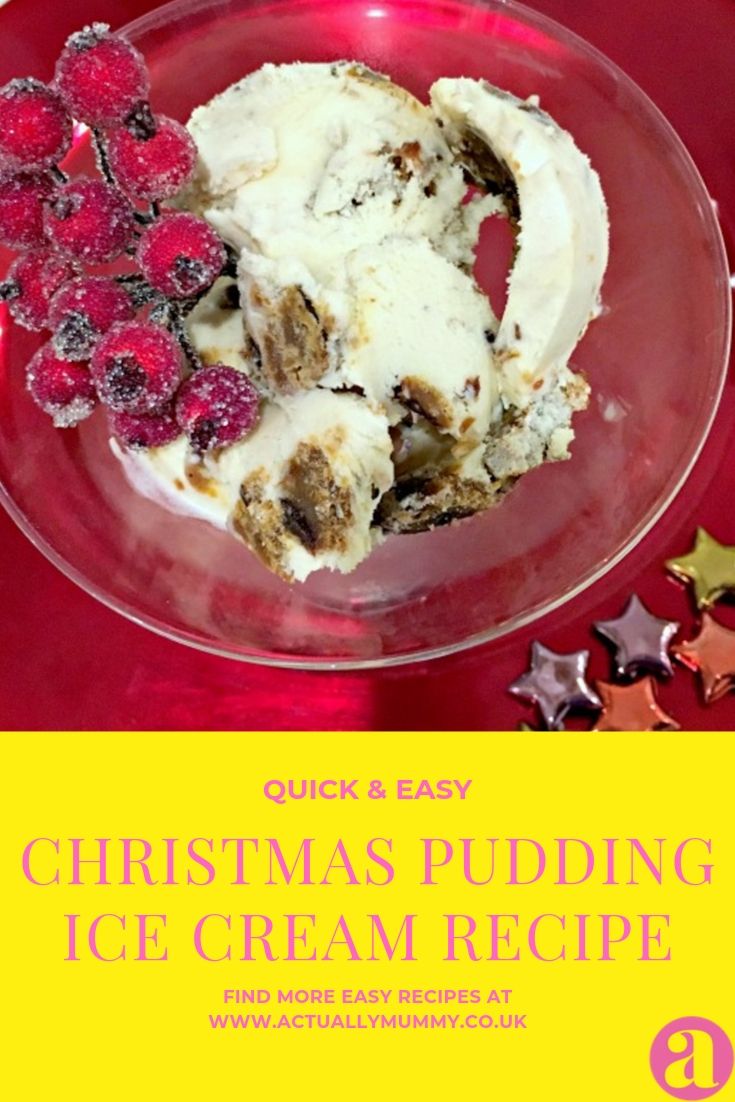 Recipe Christmas Pudding Ice Cream