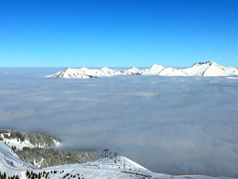 Family ski resort in the French Alps - Les Carroz has spectacular views