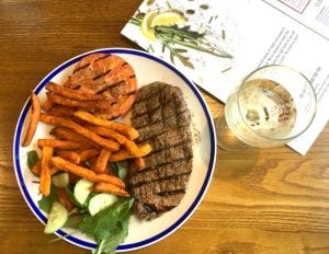 David Lloyd family activities: the menu is child friendly as well as being fresh and delicious