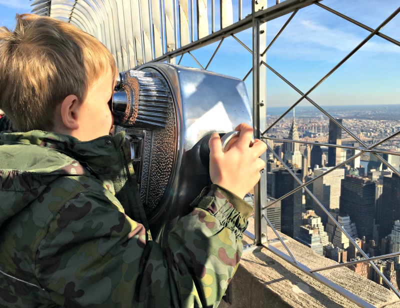 New York trips: the Empire State Building Observation Deck gives incredible views