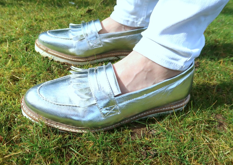 jd williams silver shoes