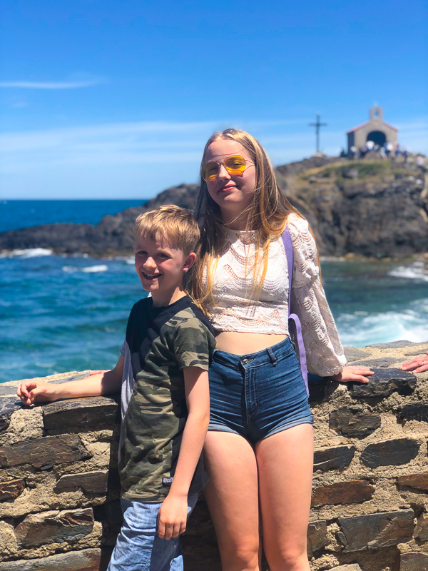 Looking out over the sea at Collioure