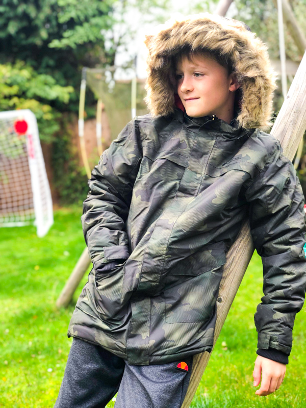 Gifts for teenagers - warm camo coat