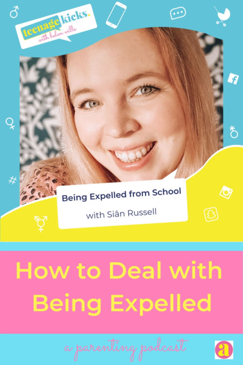 Siân Russell talks on the podcast about how she made a success of her life after being expelled from school