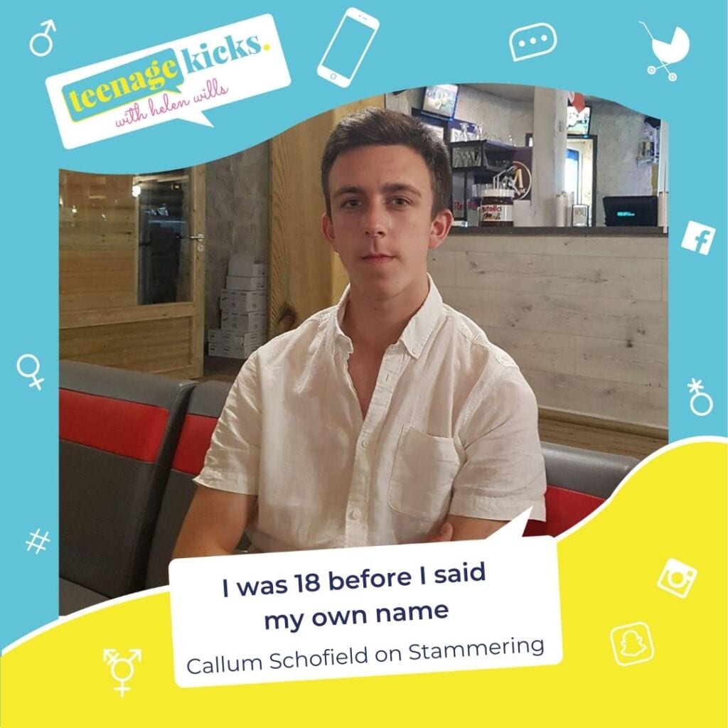 Callum talks about how teenage stammering affected his mental health in this podcast episode