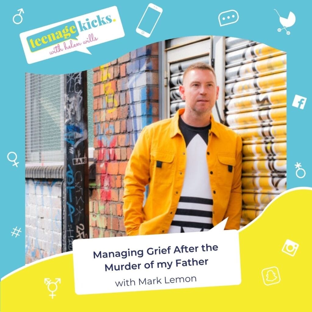 Mark Lemon talks to the Teenage Kicks podcast about overcoming grief and trauma after the murder of his father when he was a teenager