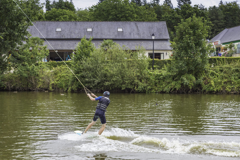 Wakeboarding is a thrill for teens at Domaine des Ormes