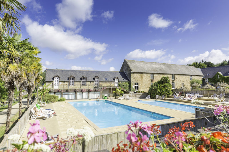 Outdoor pools for swimming at Domaine des Ormes